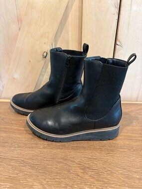art class Black Chelsea-Style Kids Boots with Side Zip